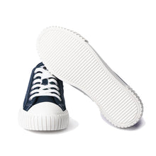 將圖片載入圖庫檢視器 BOX&COX Via 深藍色厚底帆布鞋