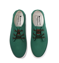 將圖片載入圖庫檢視器 BOX&COX Mysider 綠色厚底帆布鞋