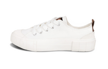 將圖片載入圖庫檢視器 BOX&COX 全白厚底帆布鞋
