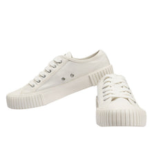 將圖片載入圖庫檢視器 BOX&COX Via 全白厚底帆布鞋
