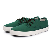 將圖片載入圖庫檢視器 BOX&COX Mysider 綠色厚底帆布鞋