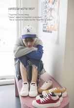 將圖片載入圖庫檢視器 BOX&COX 全白厚底帆布鞋