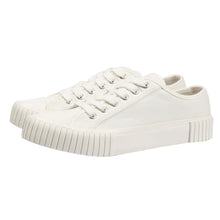 將圖片載入圖庫檢視器 BOX&COX Via 全白厚底帆布鞋