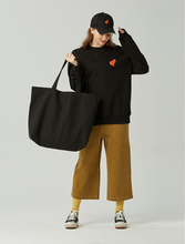 將圖片載入圖庫檢視器 GRIMPER 害羞愛心黑色大學T