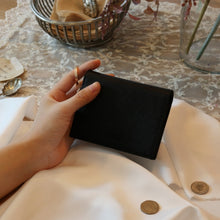 將圖片載入圖庫檢視器 D.LAB Minette 黑色牛皮小皮夾
