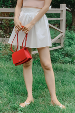 將圖片載入圖庫檢視器 MARHEN.J Calla Bag Mini 紅色蘋果皮革三用包