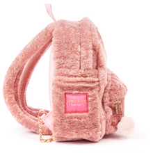 將圖片載入圖庫檢視器 ENTRE REVES Mini Fur-Sky Pink 後背包