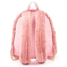 將圖片載入圖庫檢視器 ENTRE REVES Mini Fur-Sky Pink 後背包