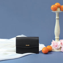 將圖片載入圖庫檢視器 D.LAB Merlin 黑色牛皮卡夾