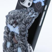 將圖片載入圖庫檢視器 SECOND UNIQUE NAME Oreo黑小熊絨毛手機殼