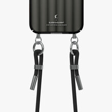 將圖片載入圖庫檢視器 SLBS x CL聯名 Cherry 黑色可拆式背帶手機殼