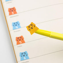 將圖片載入圖庫檢視器 MUZIK TIGER ABC123可拆卸老虎貼紙