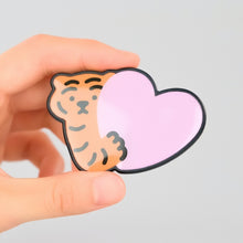 將圖片載入圖庫檢視器 MUZIK TIGER 愛心胖虎手機氣囊支架