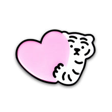 將圖片載入圖庫檢視器 MUZIK TIGER 愛心白虎手機氣囊支架