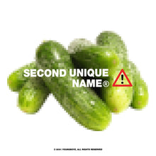 將圖片載入圖庫檢視器 SECOND UNIQUE NAME 不准吃黃瓜 NO CUCUMBER 白色手機殼