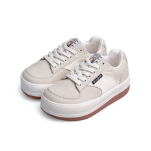 將圖片載入圖庫檢視器 POSE GANCH Mummum C.V 灰色厚底麵包帆布鞋