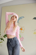 將圖片載入圖庫檢視器 O!Oi COLLECTION 2021 水桶帽_粉色格紋 (BLACKPINK Rosé同款)