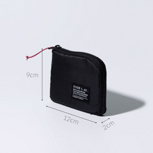 將圖片載入圖庫檢視器 OVER LAB Another High 黑色環保雙面可用零錢包