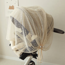 將圖片載入圖庫檢視器 CHEZ-BEBE 時尚圓點透氣嬰兒推車防蚊帳
