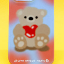 將圖片載入圖庫檢視器 SECOND UNIQUE NAME 愛心小熊童趣塗鴉手機殼
