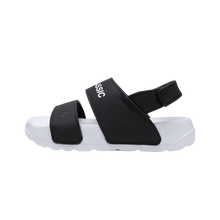 將圖片載入圖庫檢視器 AKIII CLASSIC Quick Slide VER.2 鞋跟魔鬼氈黑白拖鞋
