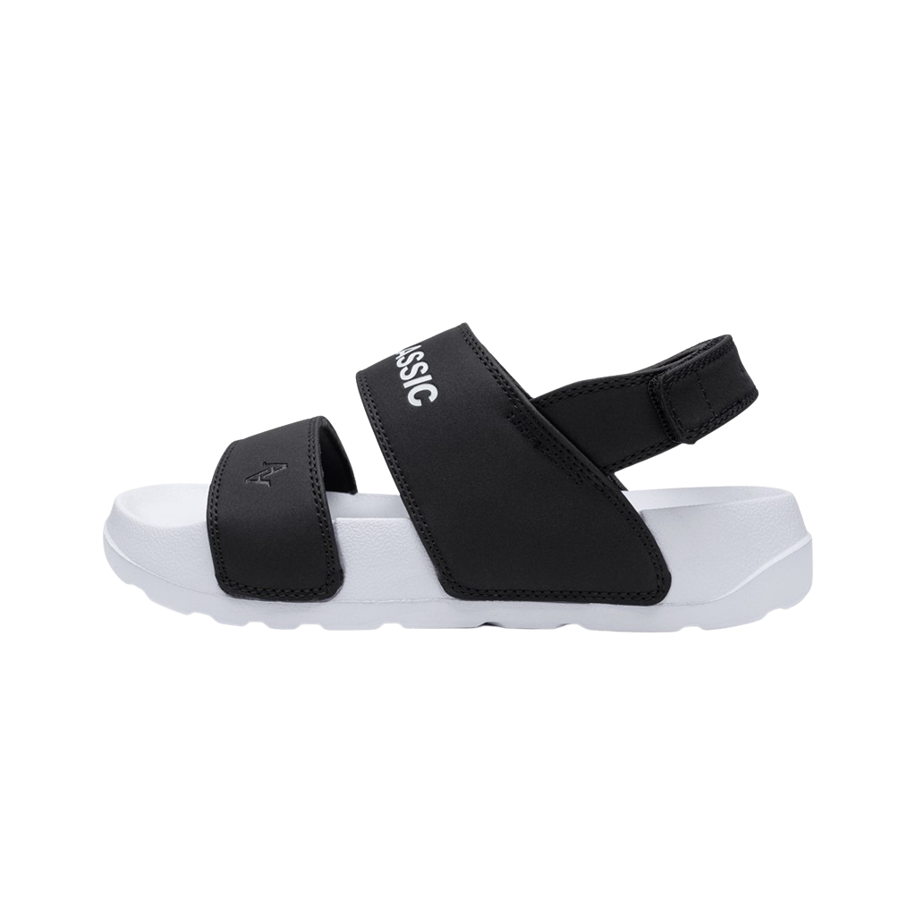 AKIII CLASSIC Quick Slide VER.2 鞋跟魔鬼氈黑白拖鞋