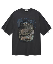將圖片載入圖庫檢視器 FALLETT Serenge 塞倫蓋蒂深灰色短袖T恤
