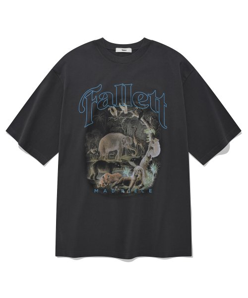 FALLETT Serenge 塞倫蓋蒂深灰色短袖T恤