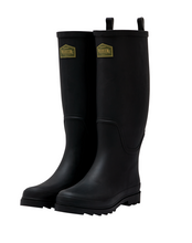 將圖片載入圖庫檢視器 23.65 Rain Boots 長筒黑色雨靴
