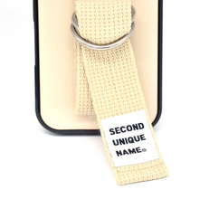 將圖片載入圖庫檢視器 SECOND UNIQUE NAME 米白色指套手機殼 (黑色邊框)
