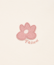 將圖片載入圖庫檢視器 FALLETT Flower Logo 粉色牛角袖T恤
