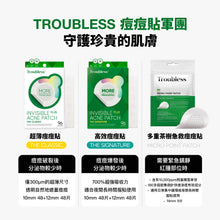 將圖片載入圖庫檢視器 TROUBLESS 痘痘貼三種套組
