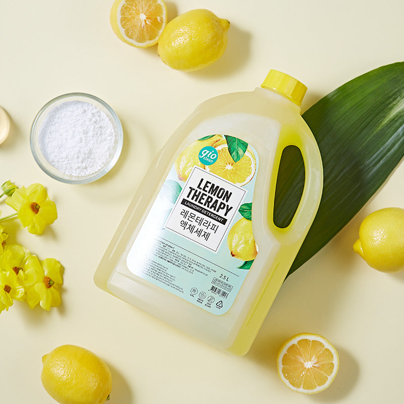 [GIO VENTURES] Gio Clean Lemon Therapy Plus Laundry Detergent 2.5L (4ea)