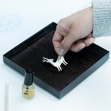將圖片載入圖庫檢視器 [ARTSOOMBI] Korean Heritage "Najeonchilgi" Tray Inlaid with Mother-Of-Pearl Craft Kit
