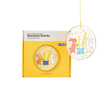 將圖片載入圖庫檢視器 [ARTSOOMBI] MUSEUM IN HAND Korean culture &quot;Chuseok&quot; Suncatcher Craft Kit
