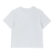 將圖片載入圖庫檢視器 BEYOND CLOSET 浪漫愛心白色純棉短版T恤
