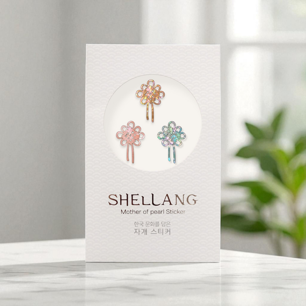 [SHELLANG] Mother-of-pearl Sticker (Butterfly/Chrysanthemum)