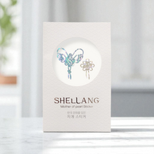 將圖片載入圖庫檢視器 [SHELLANG] Mother-of-pearl Sticker (Butterfly/Chrysanthemum)
