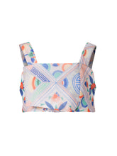 將圖片載入圖庫檢視器 [DANHA] Phoenix Patterned Crop Top
