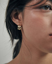 將圖片載入圖庫檢視器 VERTE Deux.silver.203 / epais cote 耳環（金色）
