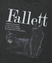 將圖片載入圖庫檢視器 FALLETT Duex Nero黑貓洞洞深灰色針織毛衣
