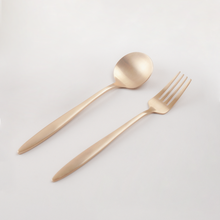 將圖片載入圖庫檢視器 [GEOCHANG YUGI] Dessert Spoon &amp; Fork Set &quot;花&quot;
