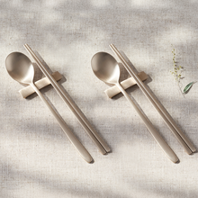 將圖片載入圖庫檢視器 [GEOCHANG YUGI] Yugi Spoon &amp; Chopstick Set (2pcs)
