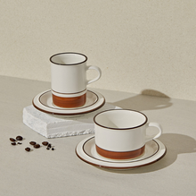 將圖片載入圖庫檢視器 [HUEUM] Line Cup &amp; Saucer Set
