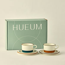 將圖片載入圖庫檢視器 [HUEUM] Line Cup &amp; Saucer Set
