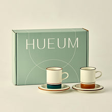將圖片載入圖庫檢視器 [HUEUM] Line Cup &amp; Saucer Set
