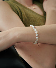 將圖片載入圖庫檢視器 VERTE Huit.silver.61 / liber 珍珠手鍊 ( 白色 )
