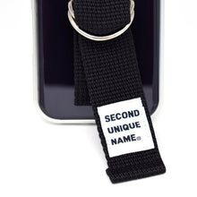 將圖片載入圖庫檢視器 SECOND UNIQUE NAME 黑色指套手機殼 (銀色邊框)
