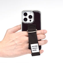 將圖片載入圖庫檢視器 SECOND UNIQUE NAME 棕色指套手機殼 (銀色邊框)
