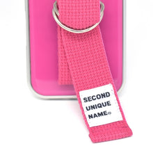 將圖片載入圖庫檢視器 SECOND UNIQUE NAME 粉紅色指套手機殼 (銀色邊框)

